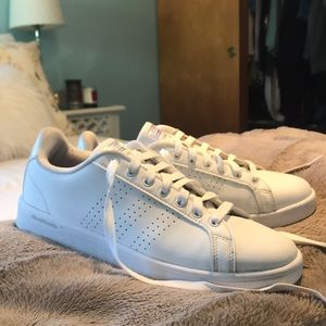 Adidas superstar white sneakers